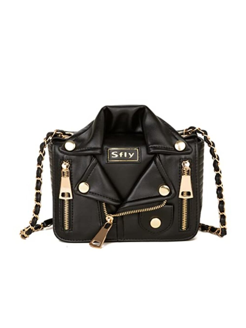 Womens Crossbody Satchel PU Leather Chain Strap Shoulder Bag Evening Clutch